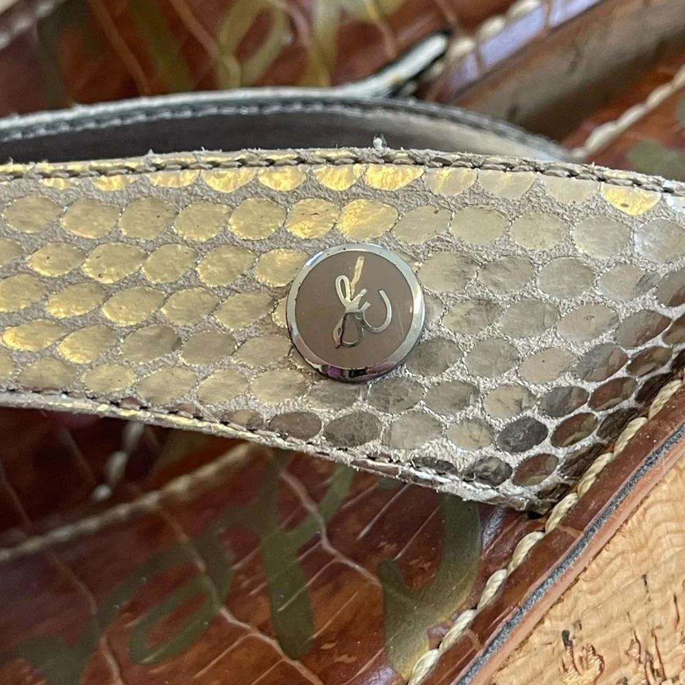 Gorgeous Sam Edelman leather and cork wedges! - Picture 4 of 10